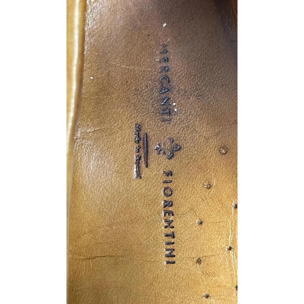 Mercanti Fiorentini MF-3200 Brown Leather Driving Moccasin Loafer Women's 6 B‎